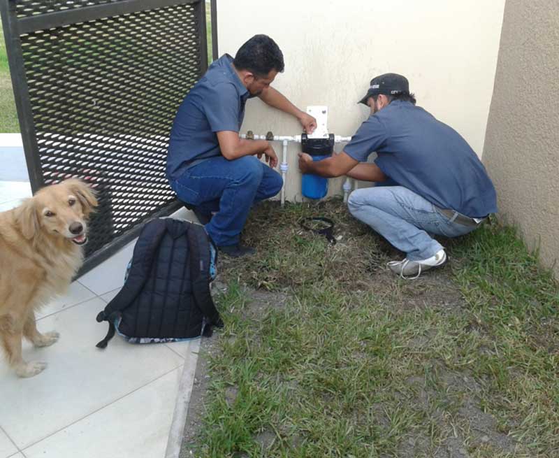 Instalación filtros